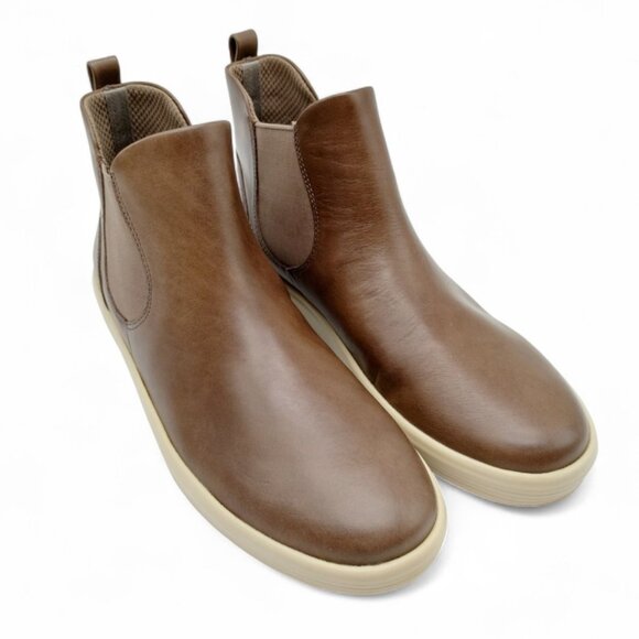 ECCO Women's Size 9 - 9.5 Taupe Soft 7 Chelsea Ankle Wedge Boot - Picture 8 of 14